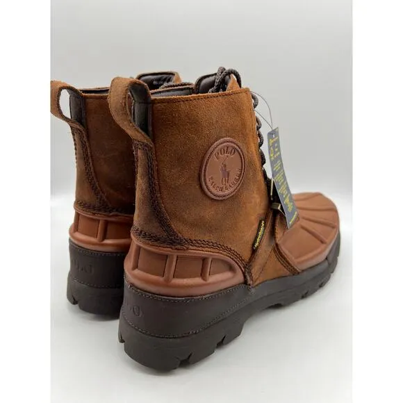 Polo Ralph Lauren Oslo High Waterproof Leather Suede Boots Men's Size 11.5D,