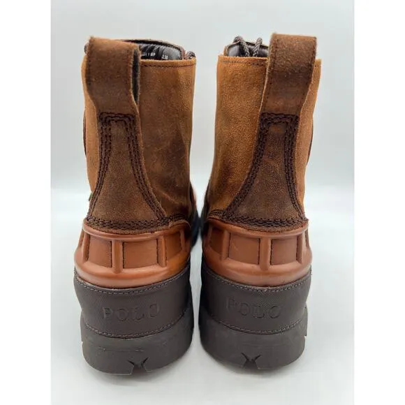 Polo Ralph Lauren Oslo High Waterproof Leather Suede Boots Men's Size 11.5D,