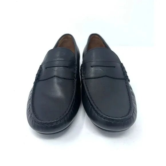 Polo Ralph Lauren Reynold driver leather loafer shoes Black NEW Men's size 8 NEW