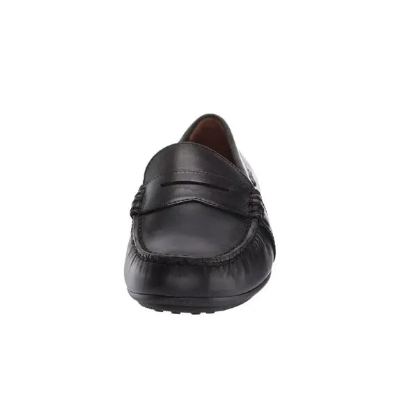 Polo Ralph Lauren Reynold driver leather loafer shoes Black NEW Men's size 8 NEW