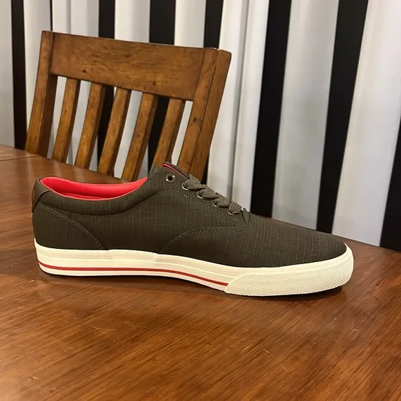 Polo Ralph Lauren Vaughn Ripstop shoes sneakers new deep olive Mens Sizes