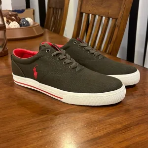 Polo Ralph Lauren Vaughn Ripstop shoes sneakers new deep olive Mens Sizes
