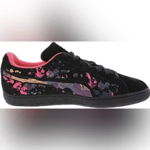 Puma Basket Classic Splatter Suede Sneakers Men's Ankle-High Training Shoes 8.5