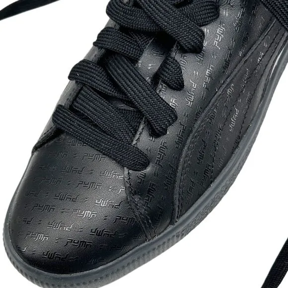 Puma Clyde Speed Tribes Black Gold Sneakers Size 8.5