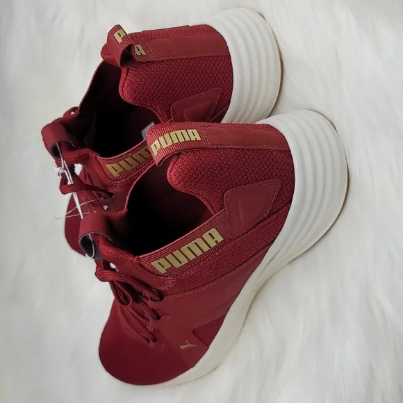 PUMA Contempt Demi Cross Trainer Sneakers Intense Red-Puma Team Gold