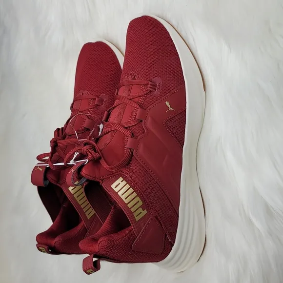 PUMA Contempt Demi Cross Trainer Sneakers Intense Red-Puma Team Gold
