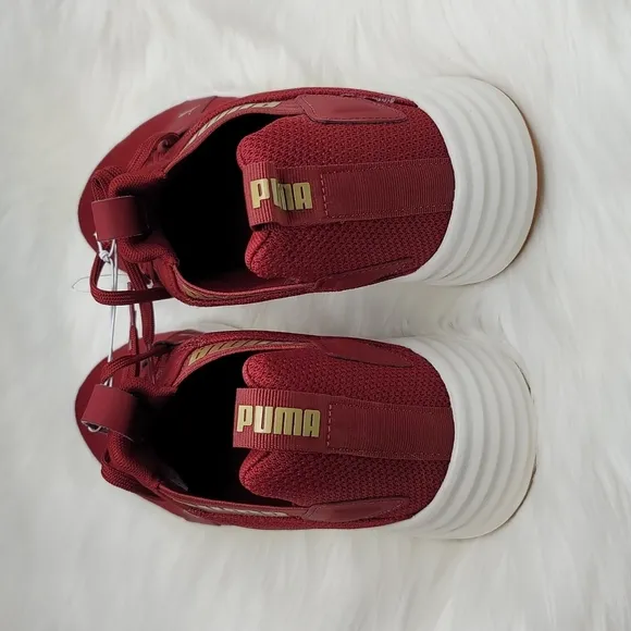 PUMA Contempt Demi Cross Trainer Sneakers Intense Red-Puma Team Gold