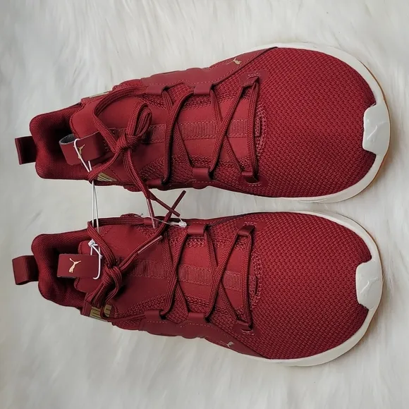 PUMA Contempt Demi Cross Trainer Sneakers Intense Red-Puma Team Gold