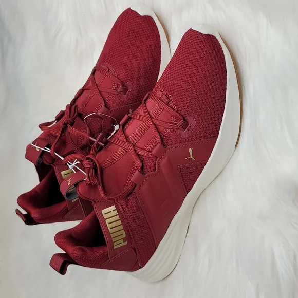 PUMA Contempt Demi Cross Trainer Sneakers Intense Red-Puma Team Gold