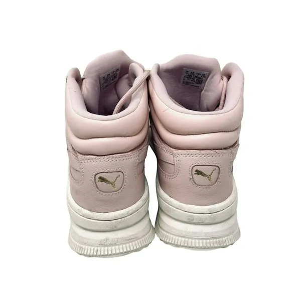 Puma Deva Boot Women 7 Lifestyle Shoes Sneakers Peachskin‎ Marshmellow 374099-02