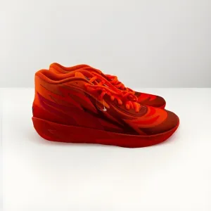 Puma LaMelo Ball MB.02 Mens 12 Orange Supernova Basketball Shoes 376442-01