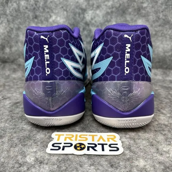 Puma Mb.02 Basketball Shoes Mens 13 Queen City Lamelo Ball Team Violet 379779-01
