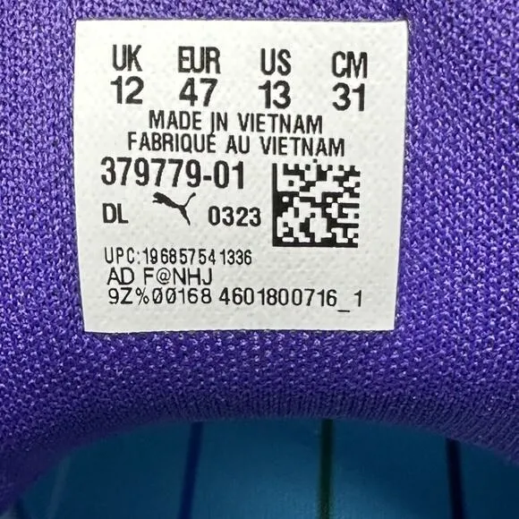 Puma Mb.02 Basketball Shoes Mens 13 Queen City Lamelo Ball Team Violet 379779-01