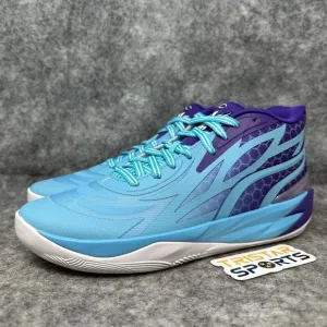 Puma Mb.02 Basketball Shoes Mens 13 Queen City Lamelo Ball Team Violet 379779-01