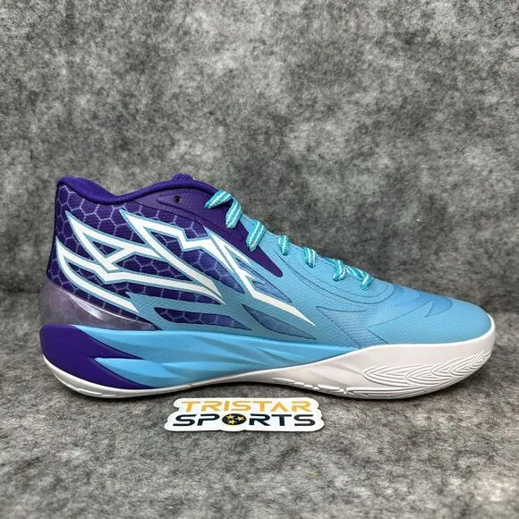 Puma Mb.02 Basketball Shoes Mens 13 Queen City Lamelo Ball Team Violet 379779-01
