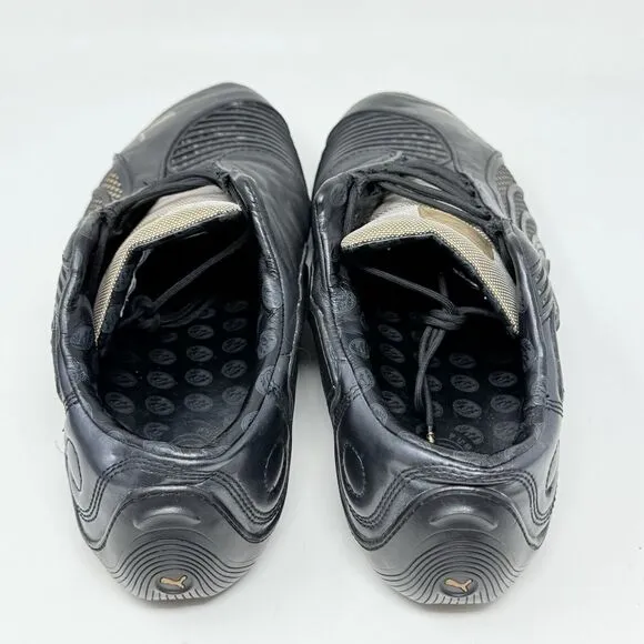 Puma Motorsport 10th Anniversary Sneakers Mens 9 Black Gold Leather Shoes
