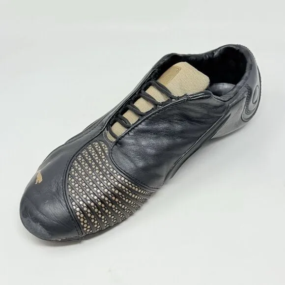 Puma Motorsport 10th Anniversary Sneakers Mens 9 Black Gold Leather Shoes