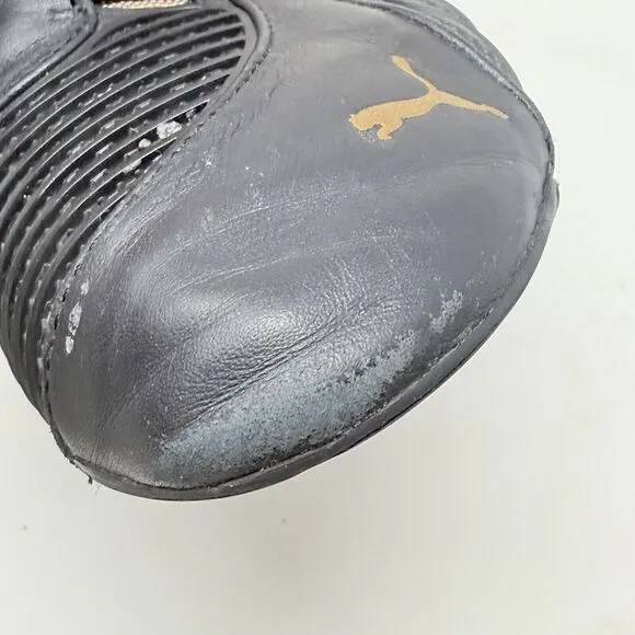Puma Motorsport 10th Anniversary Sneakers Mens 9 Black Gold Leather Shoes