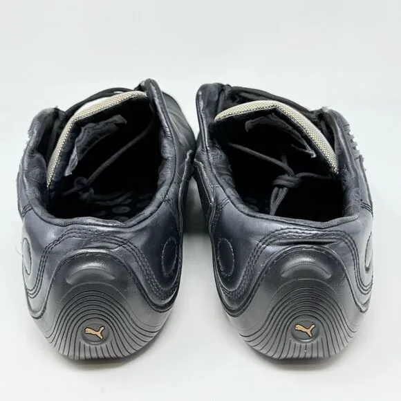 Puma Motorsport 10th Anniversary Sneakers Mens 9 Black Gold Leather Shoes