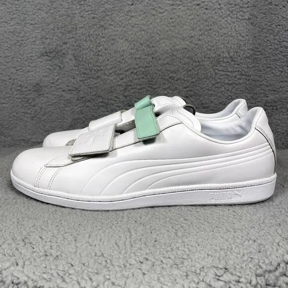 Puma x Dp Match Strap Mens Size 12 Sneakers Shoes White Gossamer Leather RARE