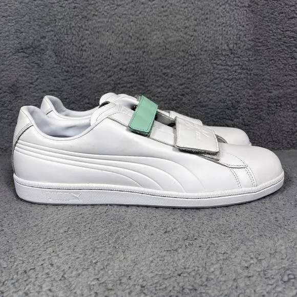 Puma x Dp Match Strap Mens Size 12 Sneakers Shoes White Gossamer Leather RARE