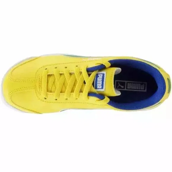 Puma Roma 'Brazil' 354259-49 Sneakers Kids US 6.5C Yellow Lifestyle Shoes EFAS65