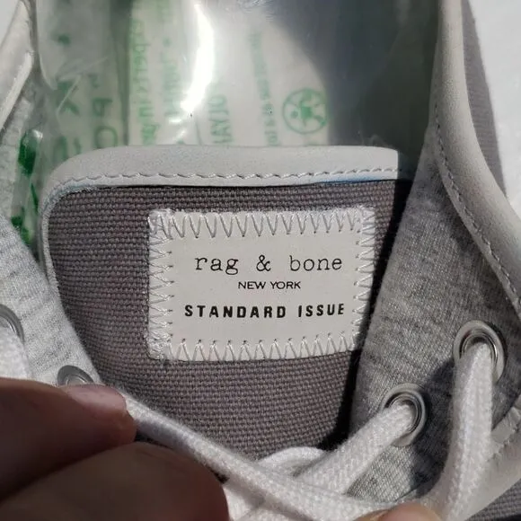 Rag &amp; Bone grey canvas sneaker