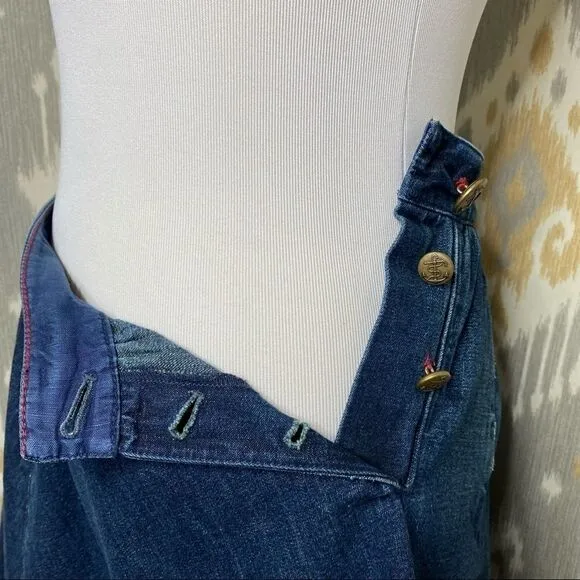 Ralph Lauren Nautical Dark Denim Circle Skirt