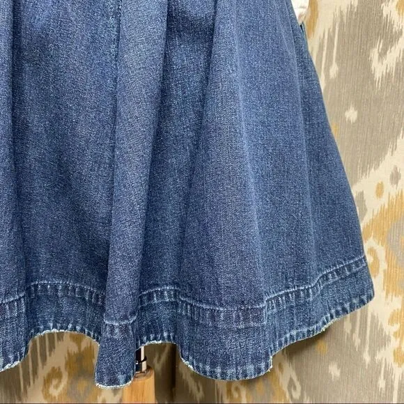 Ralph Lauren Nautical Dark Denim Circle Skirt