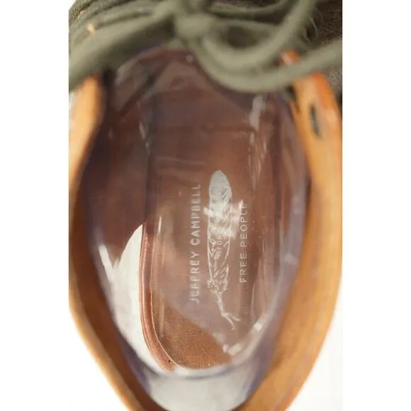 RARE $178 Jeffrey Campbell Free People Minimal Lace Up Heel Sandal 6