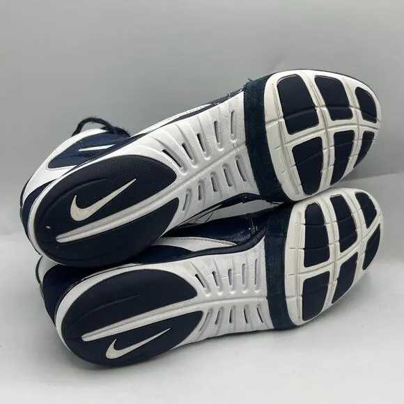 Rare Nike Freek Wrestling Shoe Navy/White Size 12.5 Lace Up Sneakers Shoes