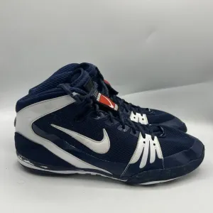 Rare Nike Freek Wrestling Shoe Navy/White Size 12.5 Lace Up Sneakers Shoes
