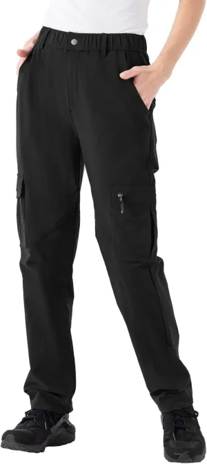 Rdruko Women's Quick Dry Cargo Pants UPF 50 