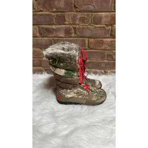 RealTree Max-1 Girl Camo Insulated Winter Boots Size 6 NEW