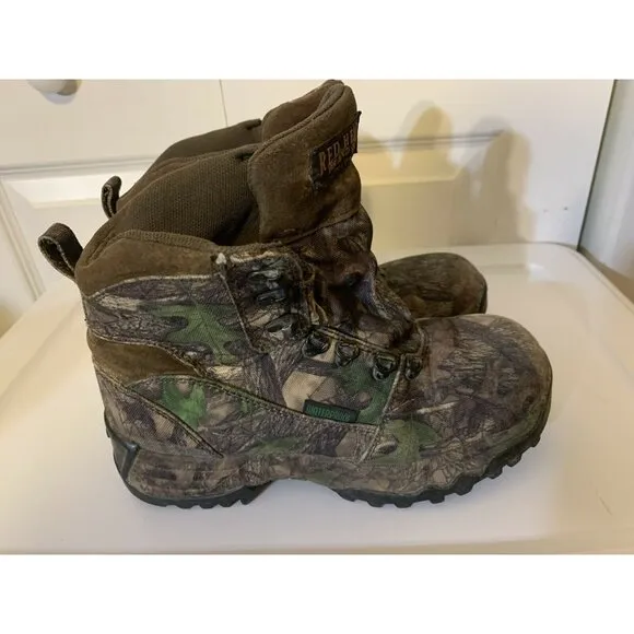 Red Head Men’s Sz 7M Camo Mossy Boots Insulated‎ Waterproof Hunting Footwear