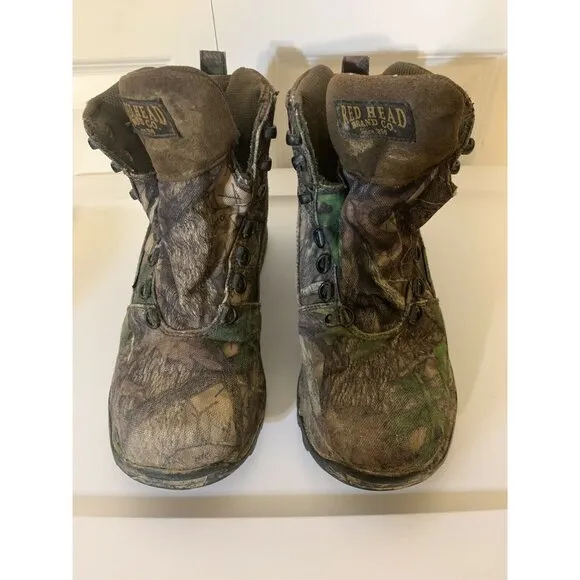 Red Head Men’s Sz 7M Camo Mossy Boots Insulated‎ Waterproof Hunting Footwear