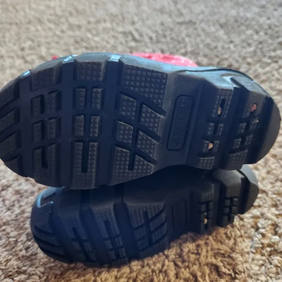Red Polka Dot Sorel Insulated Toddler Boots, Size 10