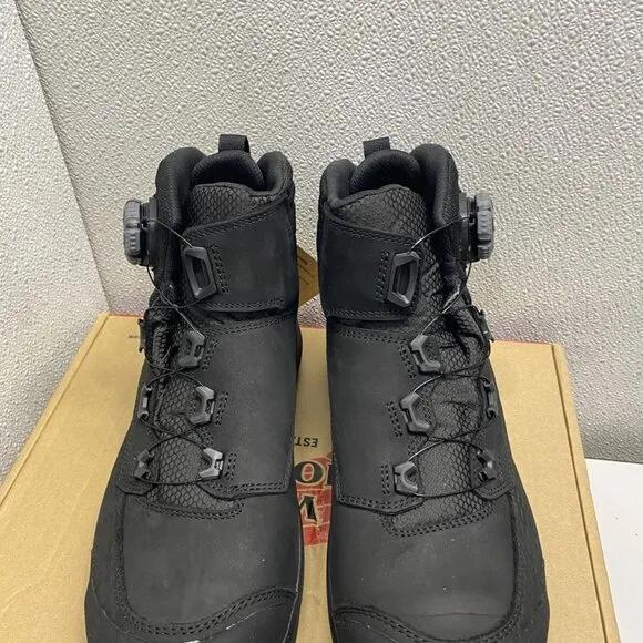 Red Wing Apex Work Boots – Black Leather Size Men’s 10 – Style 2144 –