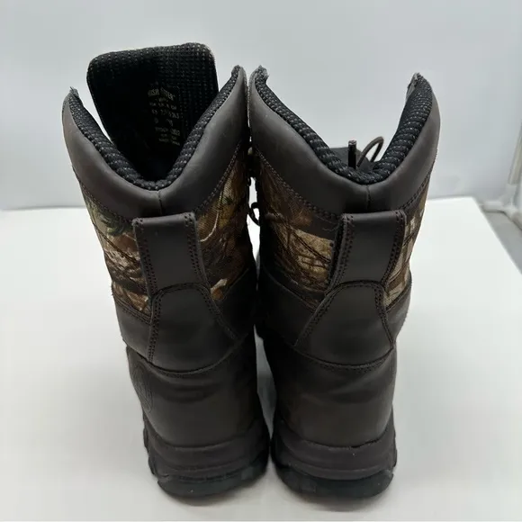 Red Wing Irish Setter Mens 8.5 Hunting Boots Camouflage 600G Mid Calf Insulated
