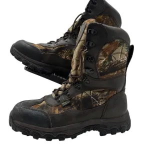 Red Wing Irish Setter Mens 8.5 Hunting Boots Camouflage 600G Mid Calf Insulated