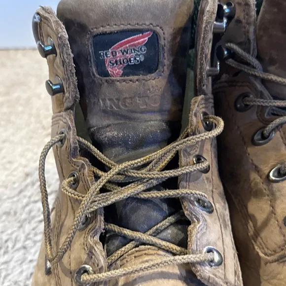 RED WING King Toe 6 Inch Waterproof Non Metallic Toe Leather Boots 2240 Men's 10