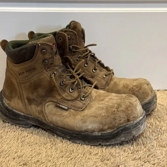 RED WING King Toe 6 Inch Waterproof Non Metallic Toe Leather Boots 2240 Men's 10