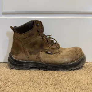 RED WING King Toe 6 Inch Waterproof Non Metallic Toe Leather Boots 2240 Men's 10