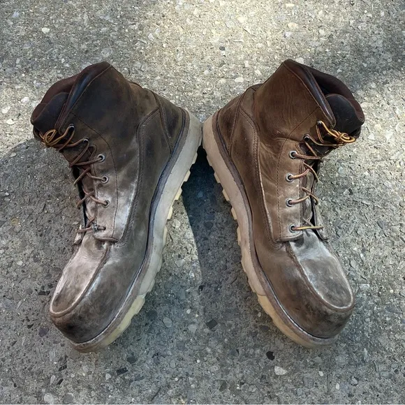 Red Wing Traction Tred Lite Work Boots Mens Size 13 D Brown Waterproof