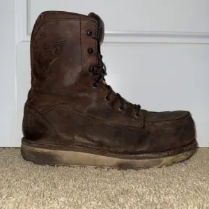 Red Wing Traction Tred Men's 9EE Brown Leather  Waterproof Safety Toe Boots 3522