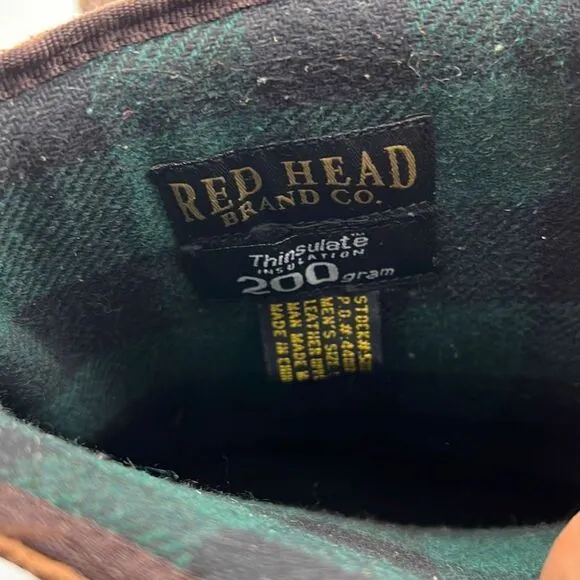 Redhead brand co. Insulated boots-men 9