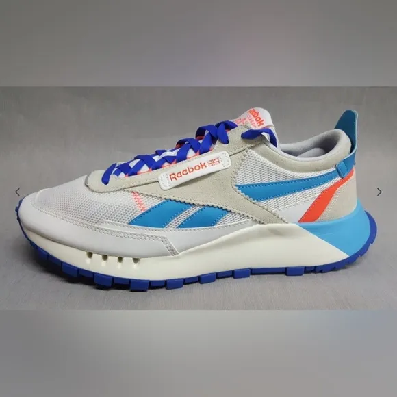 Reebok Classic Legacy FY7750 White Blue Trainers Sneakers Men’s Shoes 12
