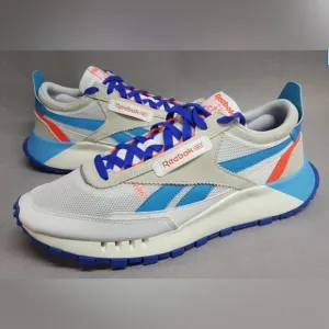 Reebok Classic Legacy FY7750 White Blue Trainers Sneakers Men’s Shoes 12