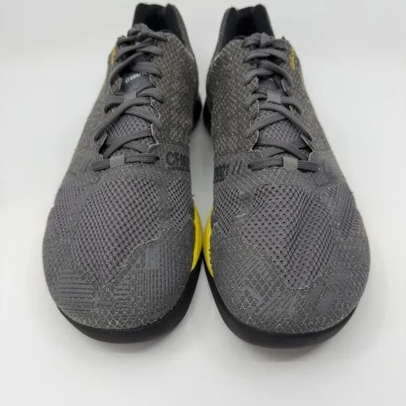 Reebok CrossFit Nano 5.0 Training Shoes Mens 13 Grey Black Yellow Sneaker V72408