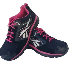 Reebok Men's Training Sneakers Shoes Size 7.5 W Black‎ Fuchsia Athletic Running